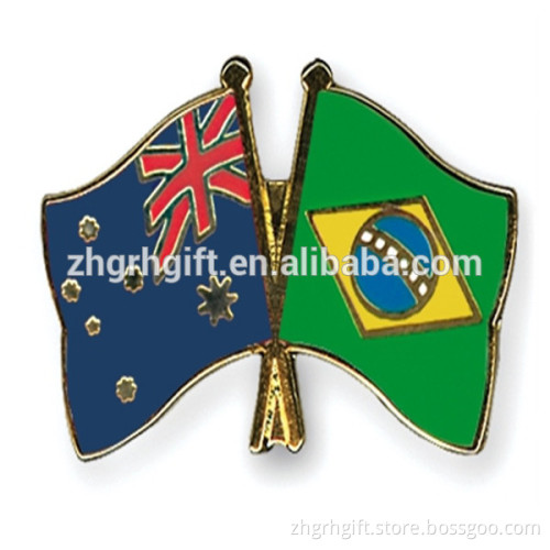 2014 wholesale custom custom flag badge